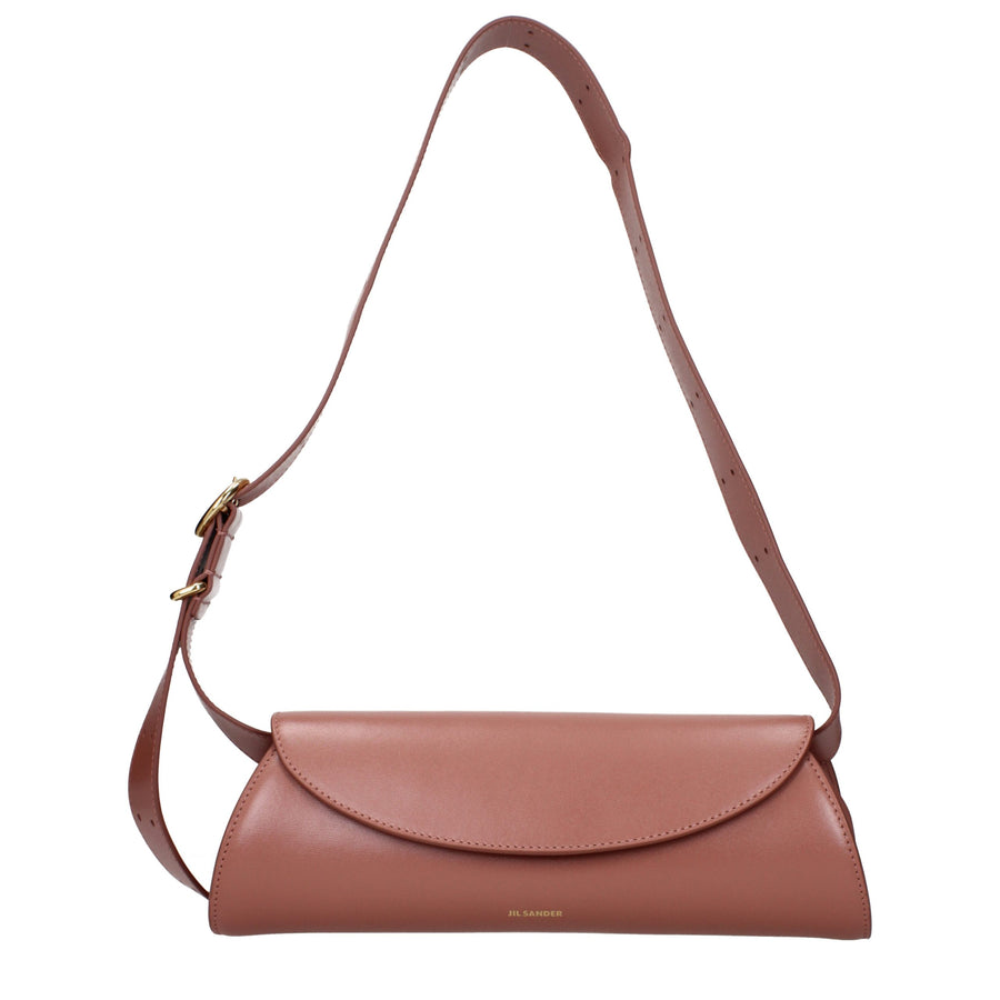 Jil Sander Leather crossbody bag in pink