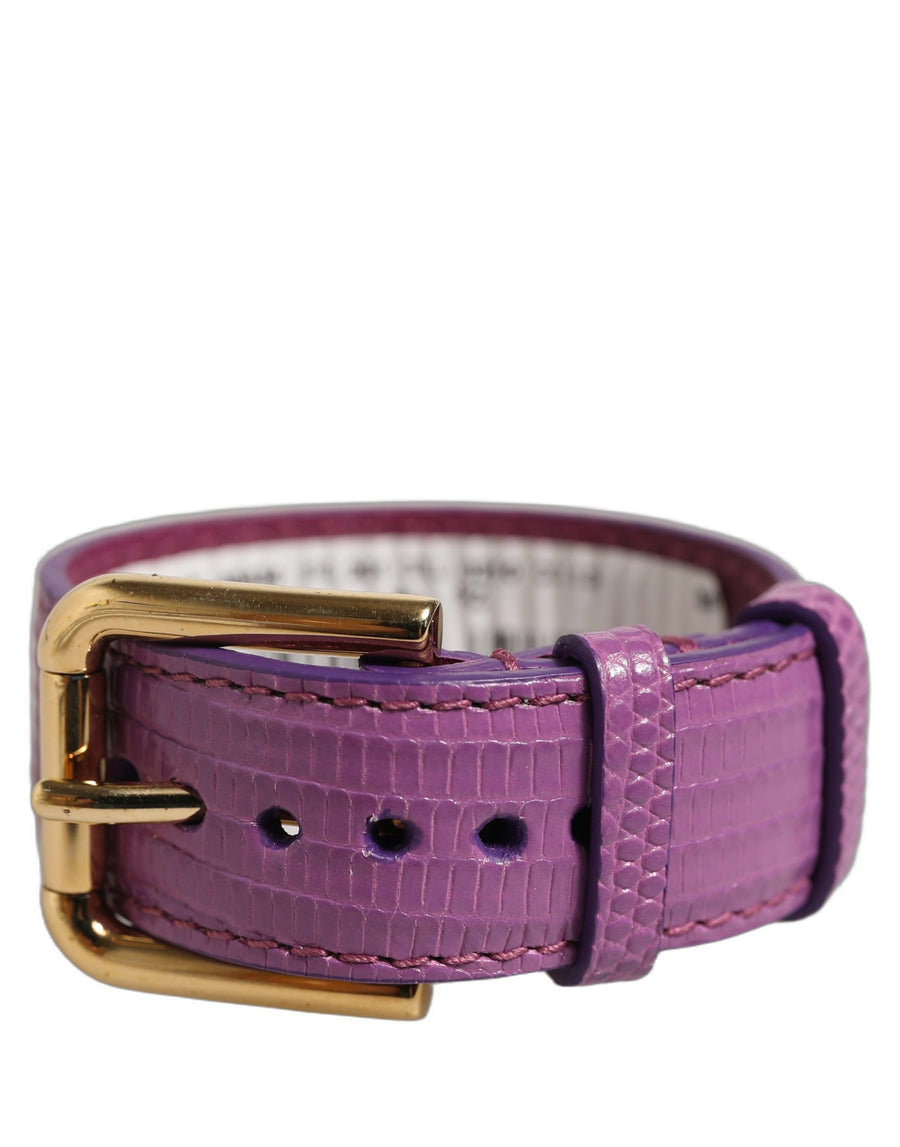 Dolce & Gabbana 100% Calf Leather belt in purple