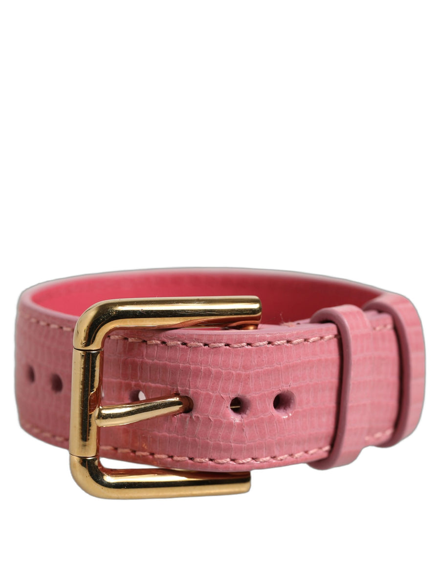 Dolce & Gabbana 100% Calf Leather belt in pink