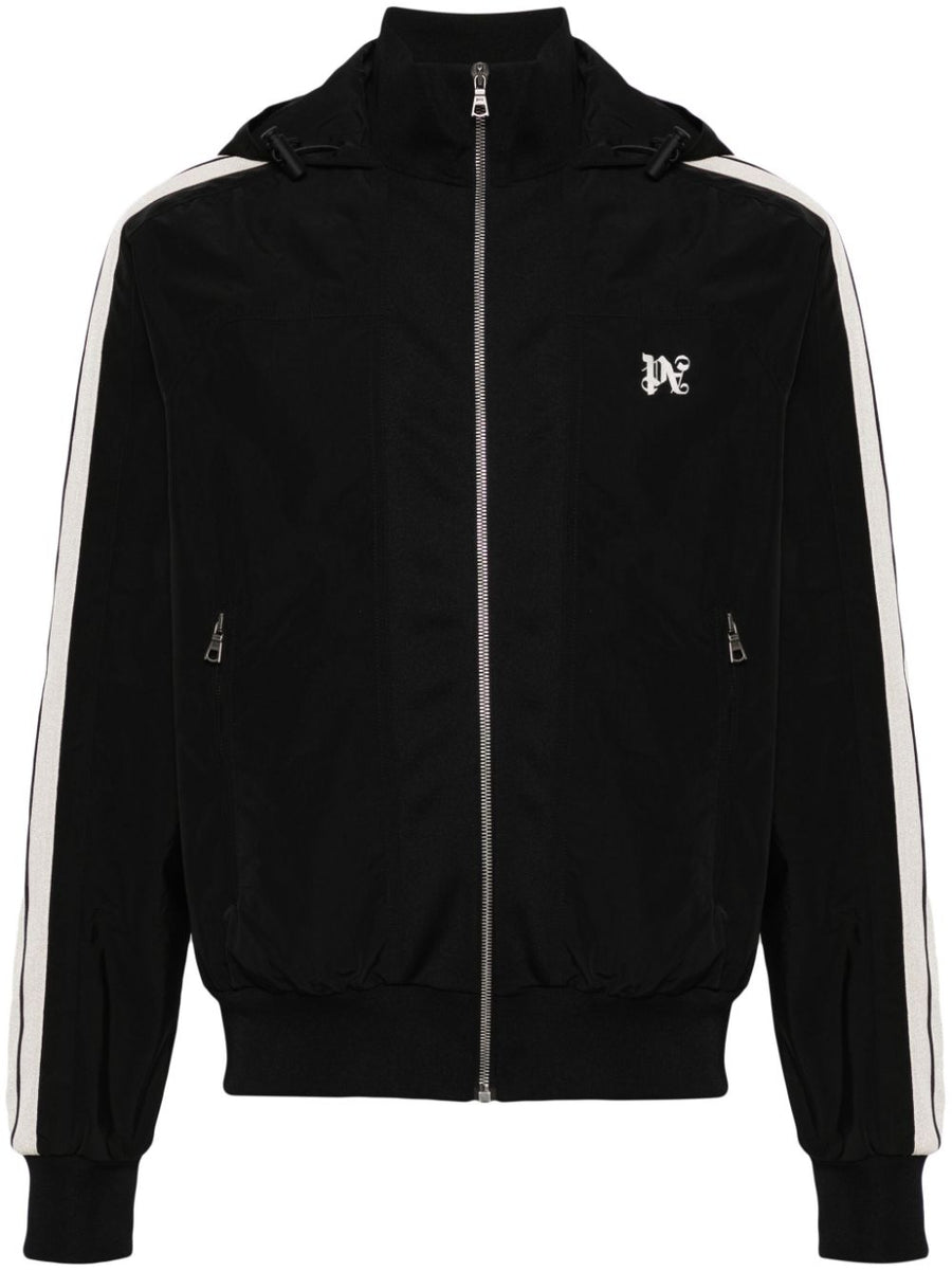 Palm Angels QR code front zip fastening Monogram track jacket