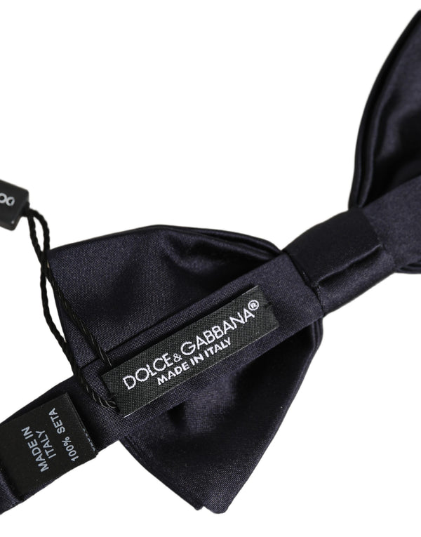 Dolce & Gabbana 100% Silk bow tie in black