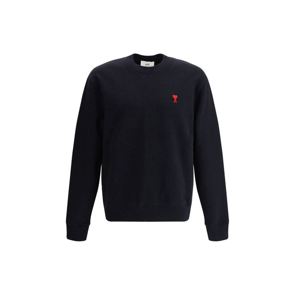 AMI Paris 100% Cotton sweatshirt in black