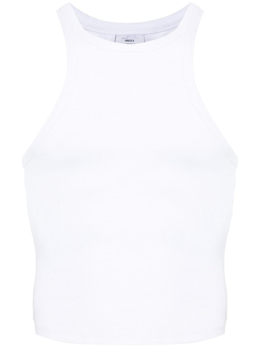 Vetements Logo cotton tank top