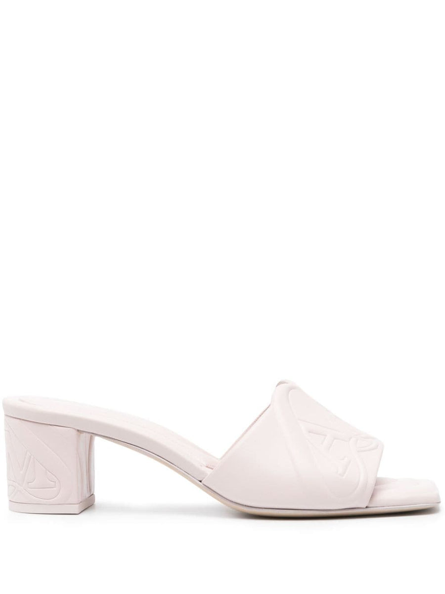 Alexander McQueen 60mm Seal Motif Mules
