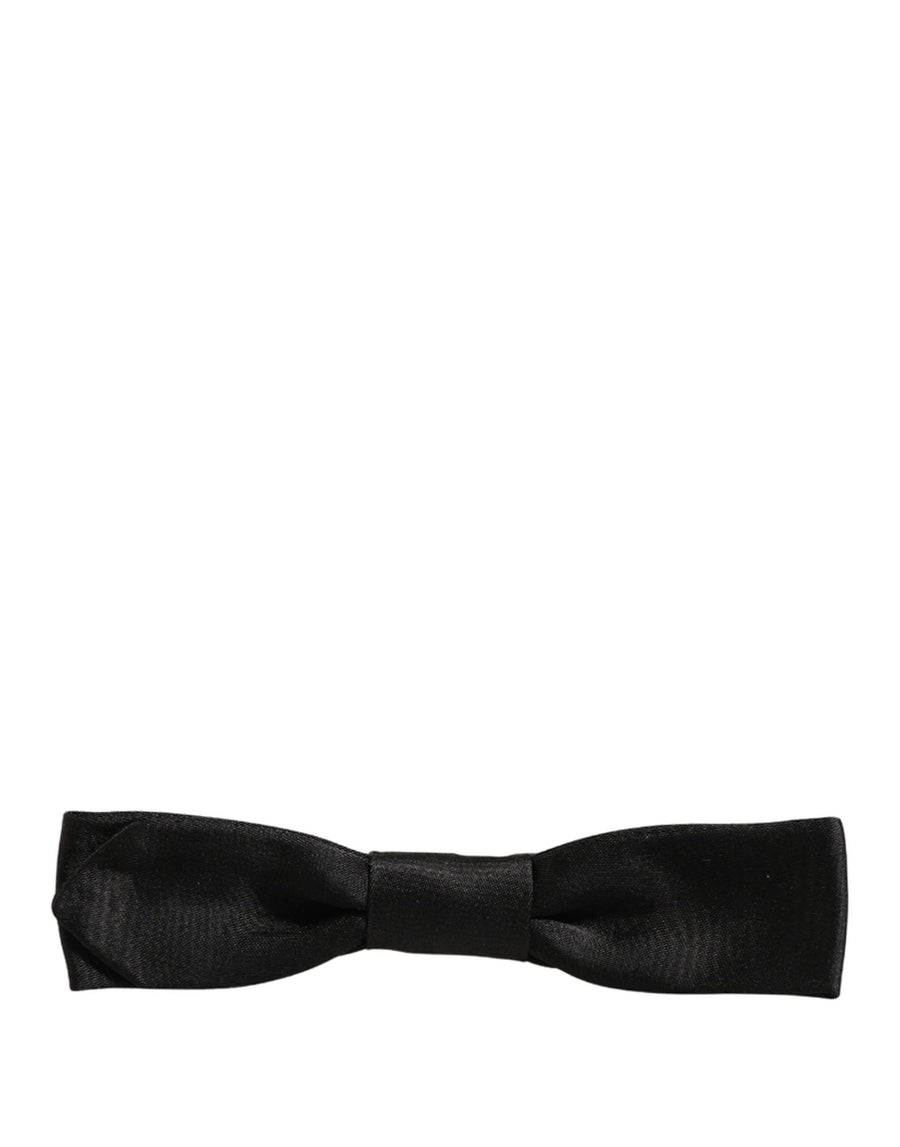 Dolce & Gabbana 100% Silk bow tie in black