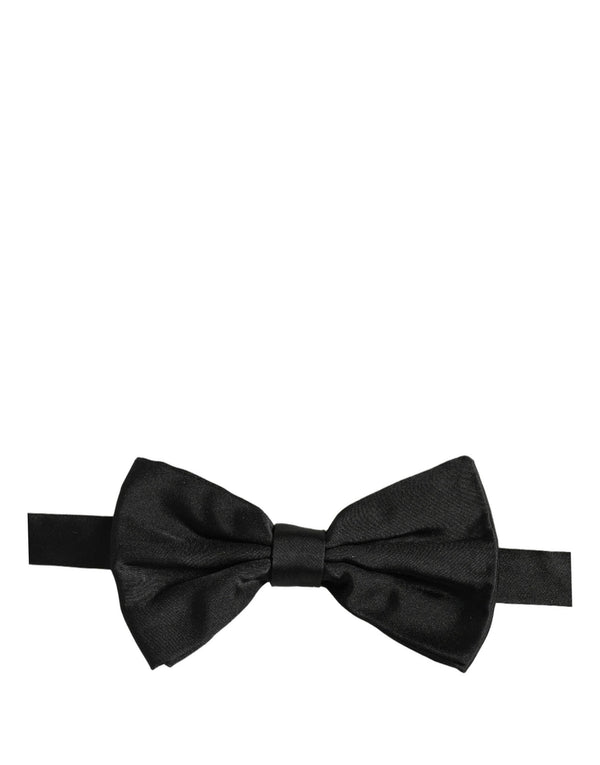 Dolce & Gabbana 100% Silk bow tie in black