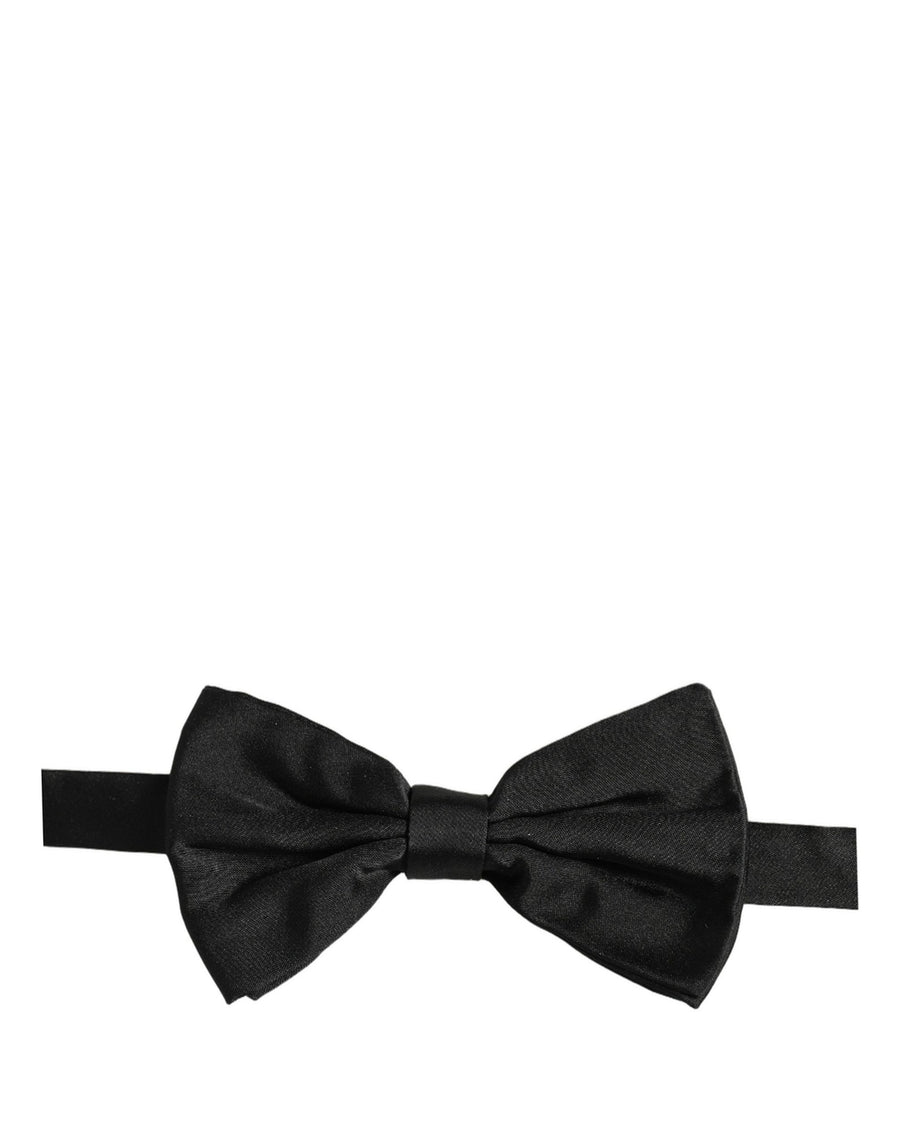 Dolce & Gabbana 100% Silk bow tie in black