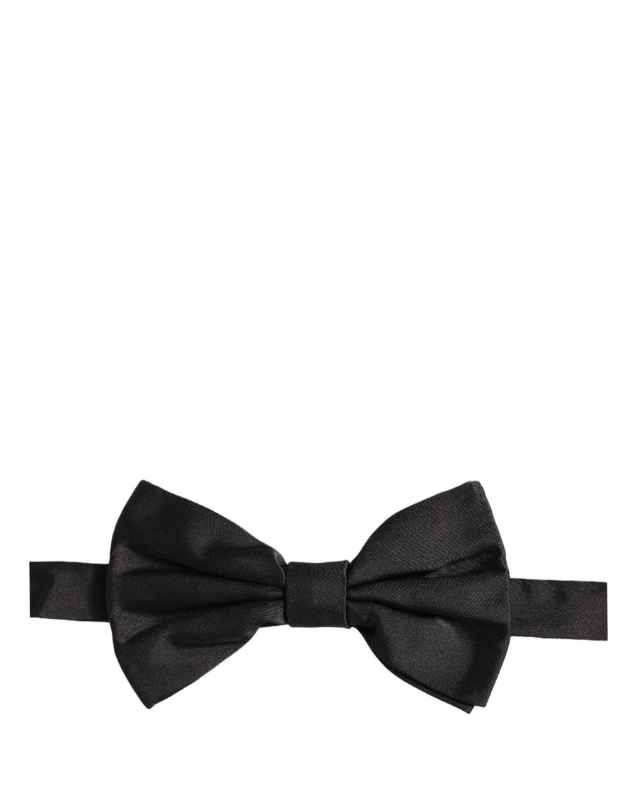 Dolce & Gabbana 100% Silk bow tie in black