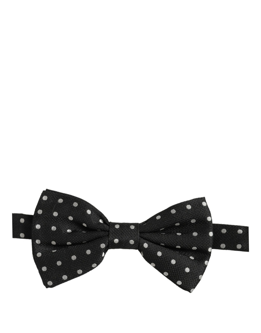 Dolce & Gabbana 100% Silk bow tie in black