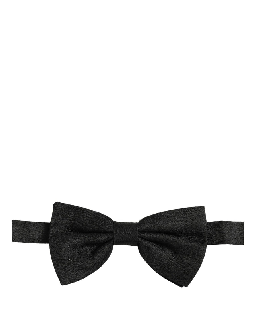 Dolce & Gabbana 100% Silk bow tie in black
