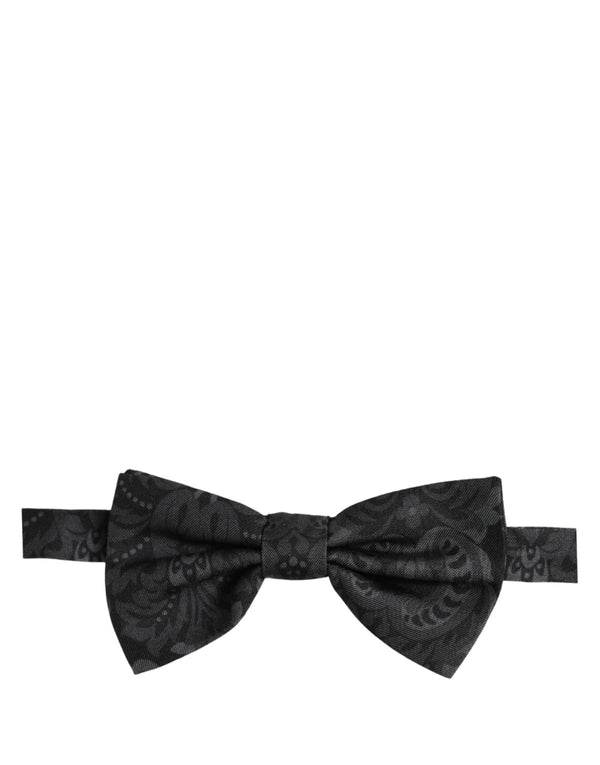 Dolce & Gabbana 100% Silk bow tie in black