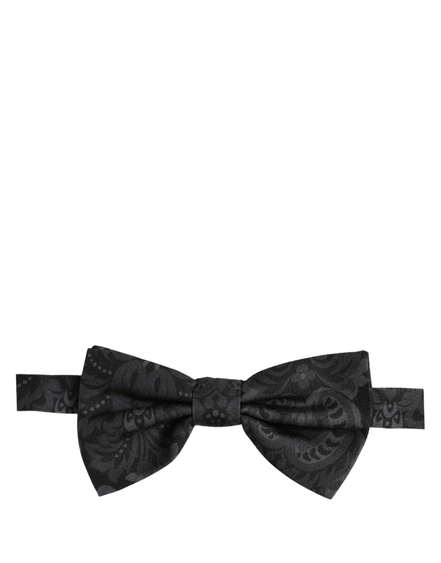 Dolce & Gabbana 100% Silk bow tie in black