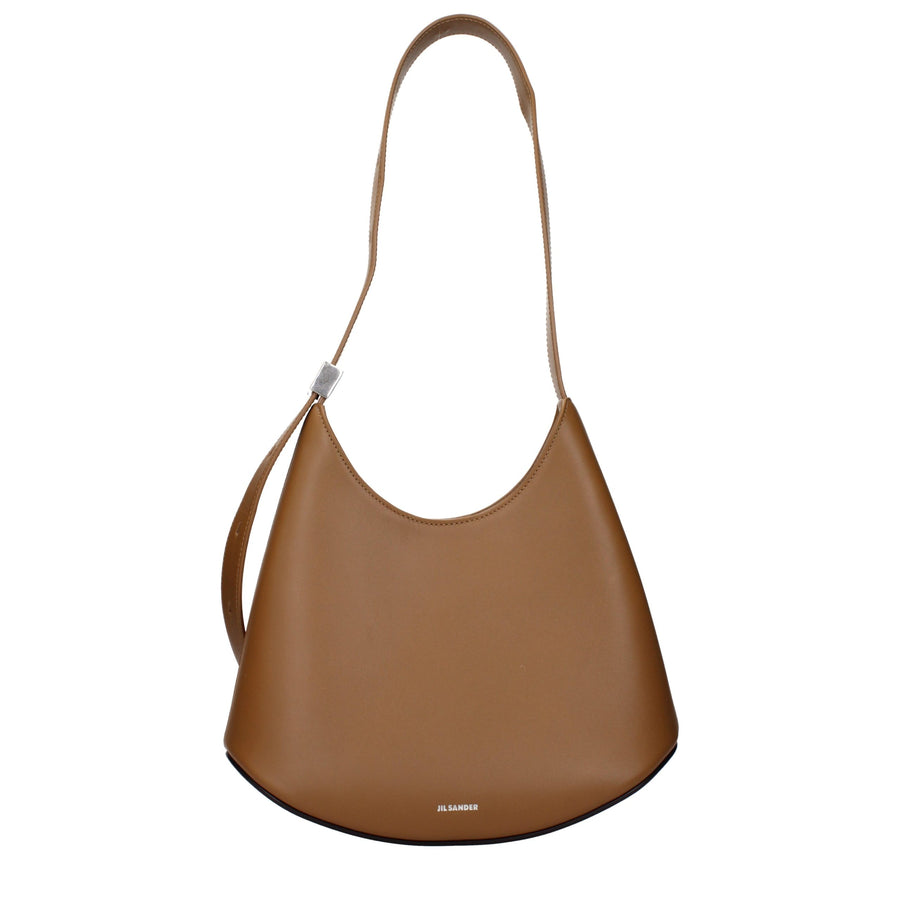 Jil Sander shoulder bag in brown