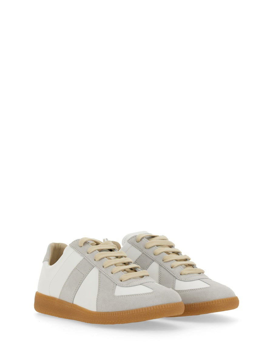 Sneakers Replica White Leather Trainers