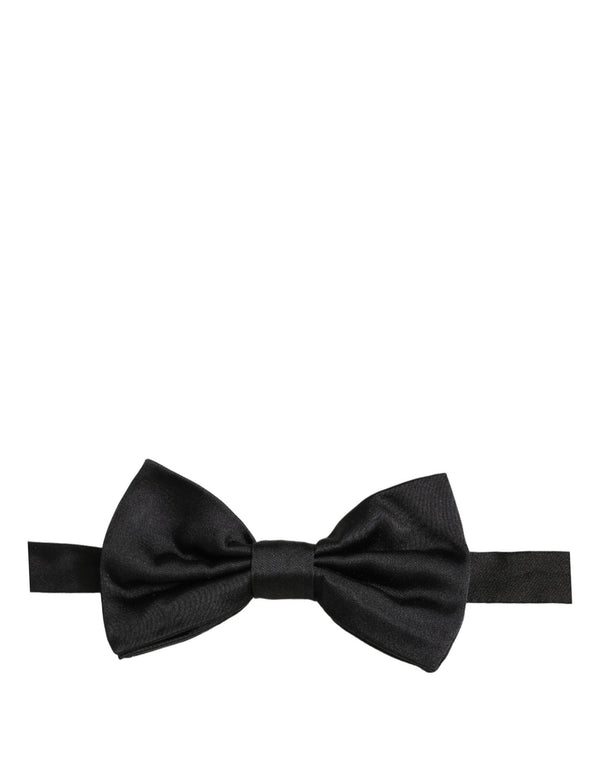Dolce & Gabbana 100% Silk bow tie in black