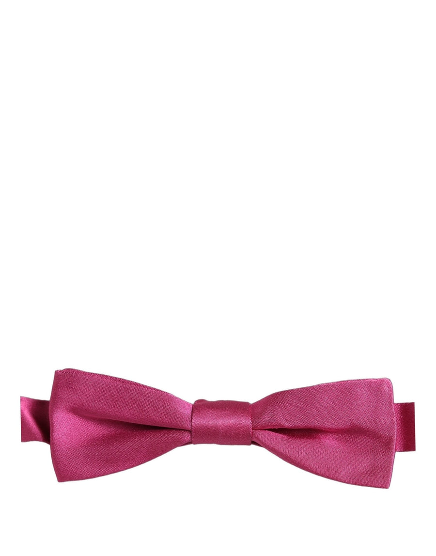 Dolce & Gabbana 100% Silk bow tie in pink