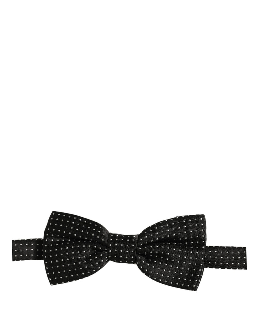Dolce & Gabbana 100% Silk bow tie in black