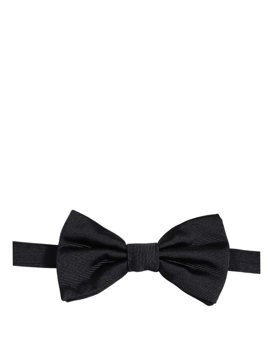 Dolce & Gabbana 100% Silk bow tie in black