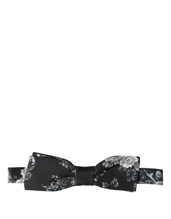 Dolce & Gabbana 100% Silk bow tie in black