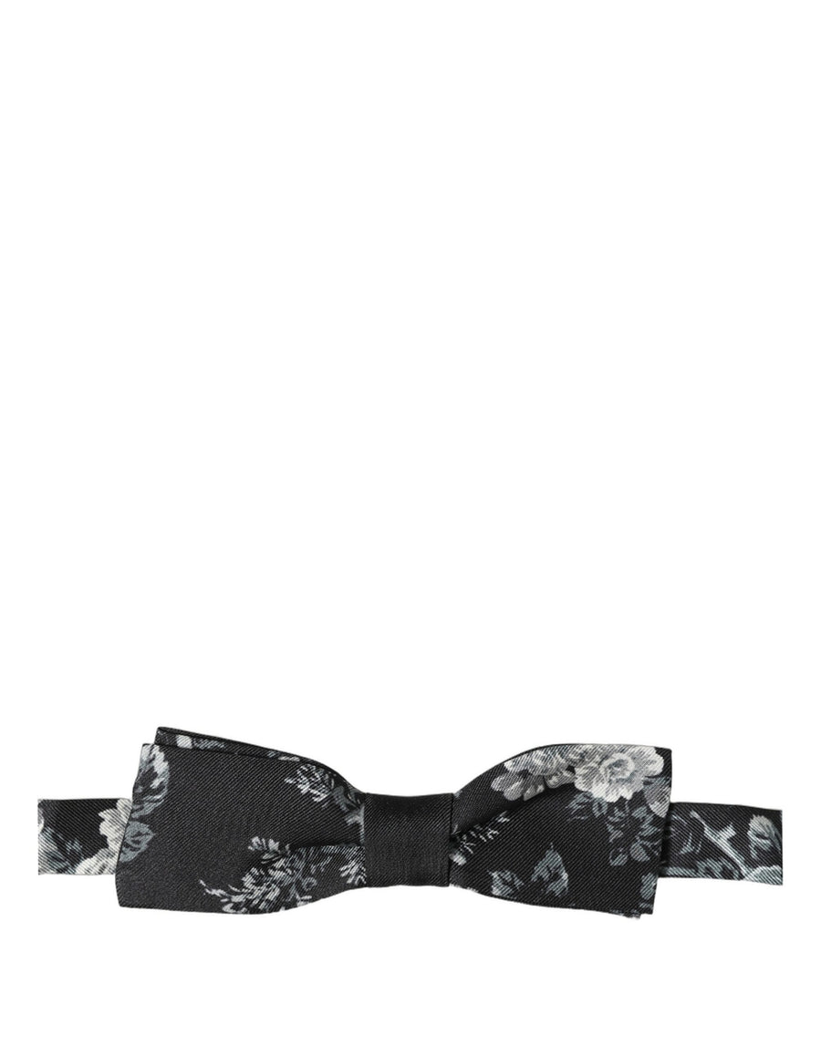 Dolce & Gabbana 100% Silk bow tie in black