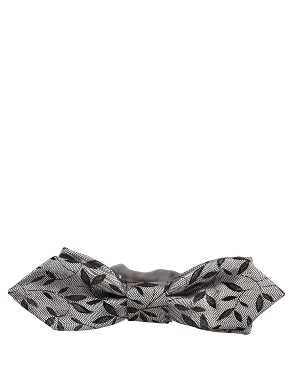 Dolce & Gabbana 100% Silk bow tie in gray