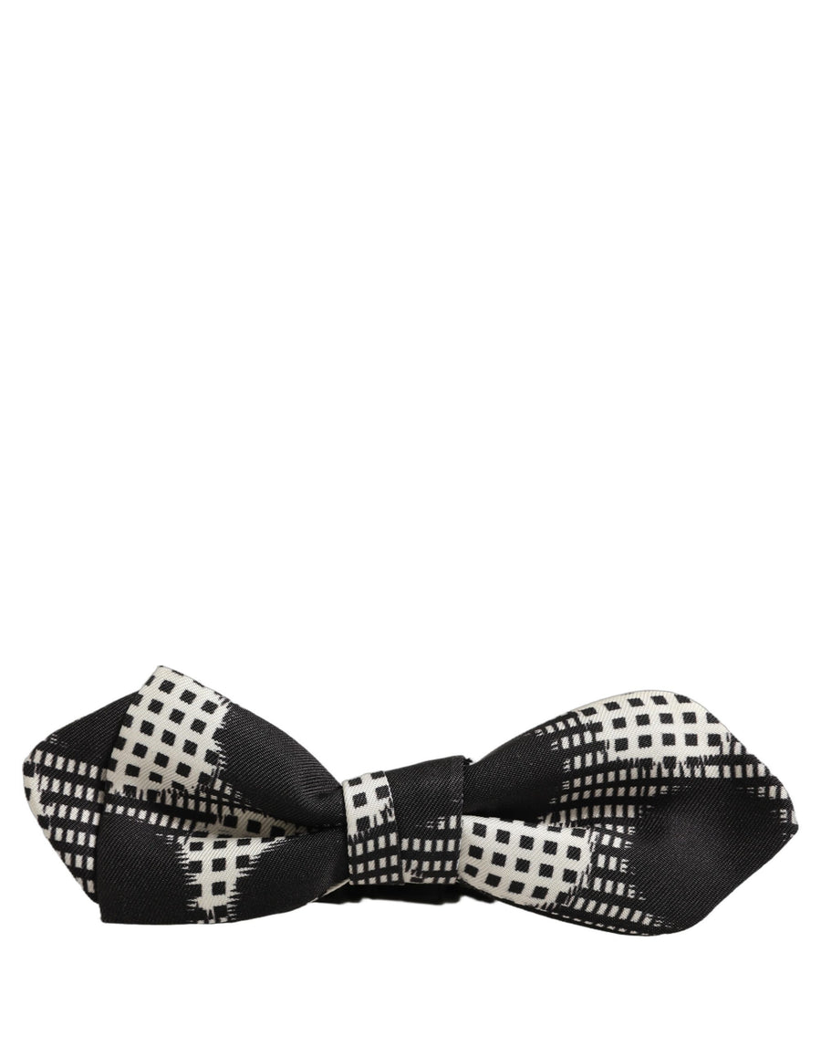 Dolce & Gabbana 100% Silk bow tie in black