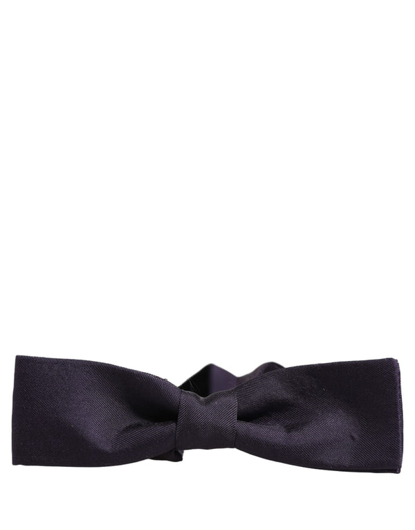 Dolce & Gabbana 100% Silk bow tie in purple