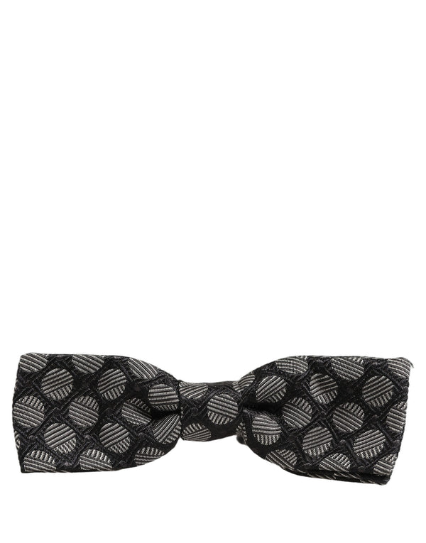Dolce & Gabbana 100% Silk bow tie in black