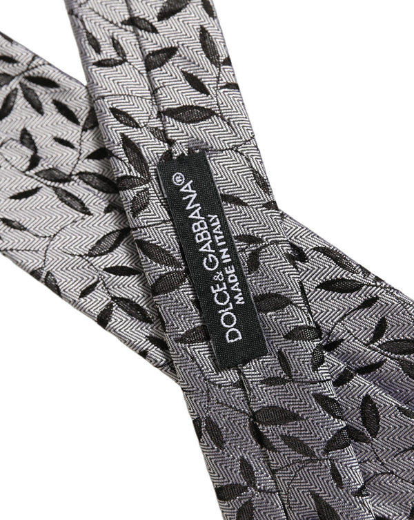 Dolce & Gabbana 100% Silk necktie in gray