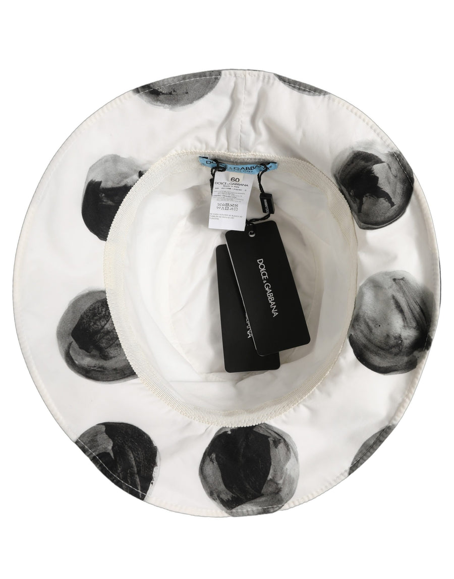 Dolce & Gabbana HAT10017 100% Cotton bucket hat in white