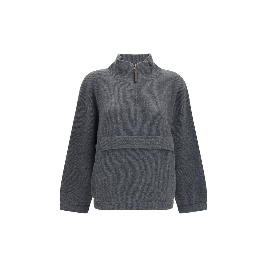 Brunello Cucinelli 100% Cashmere sweatshirt in gray