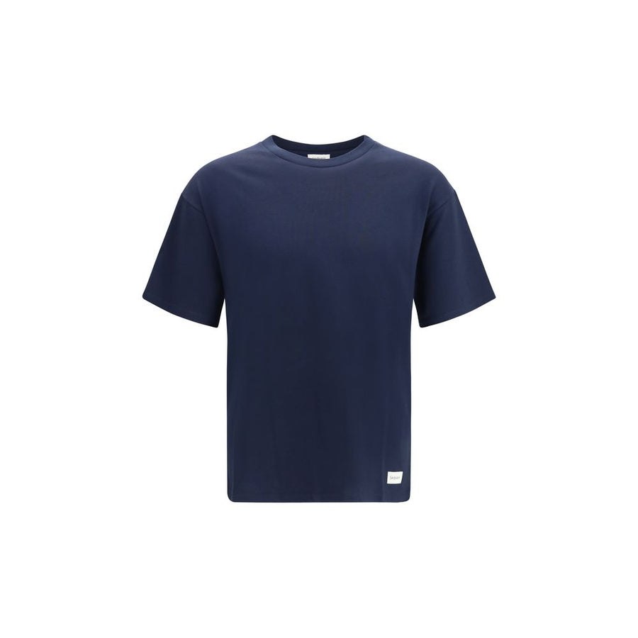 Saint Laurent 50% Cotton 50% Modal t-shirt in navy