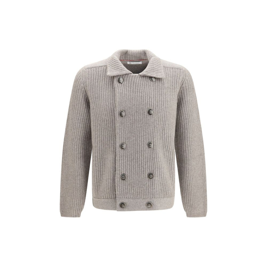Brunello Cucinelli 100% Cashmere cardigan in gray