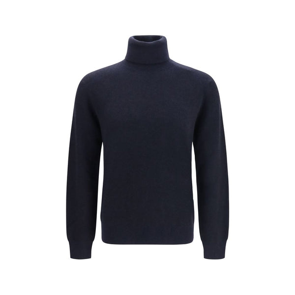 Brioni 66% Cashmere turtleneck in navy