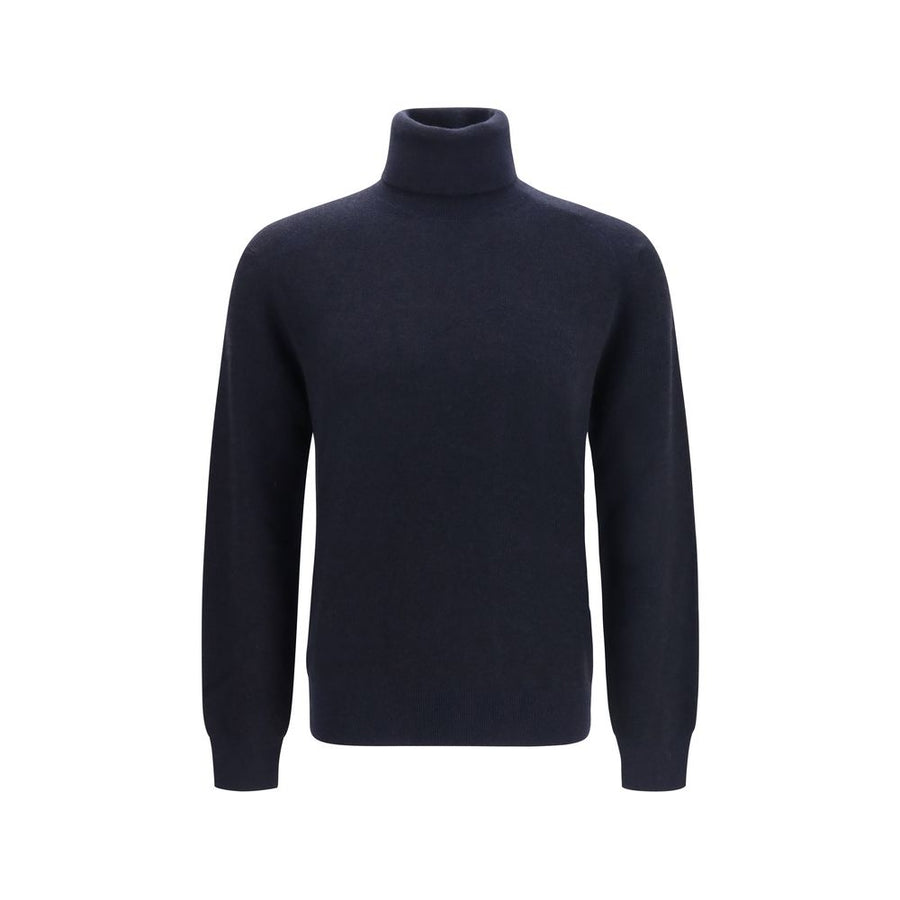 Brioni 66% Cashmere turtleneck in navy