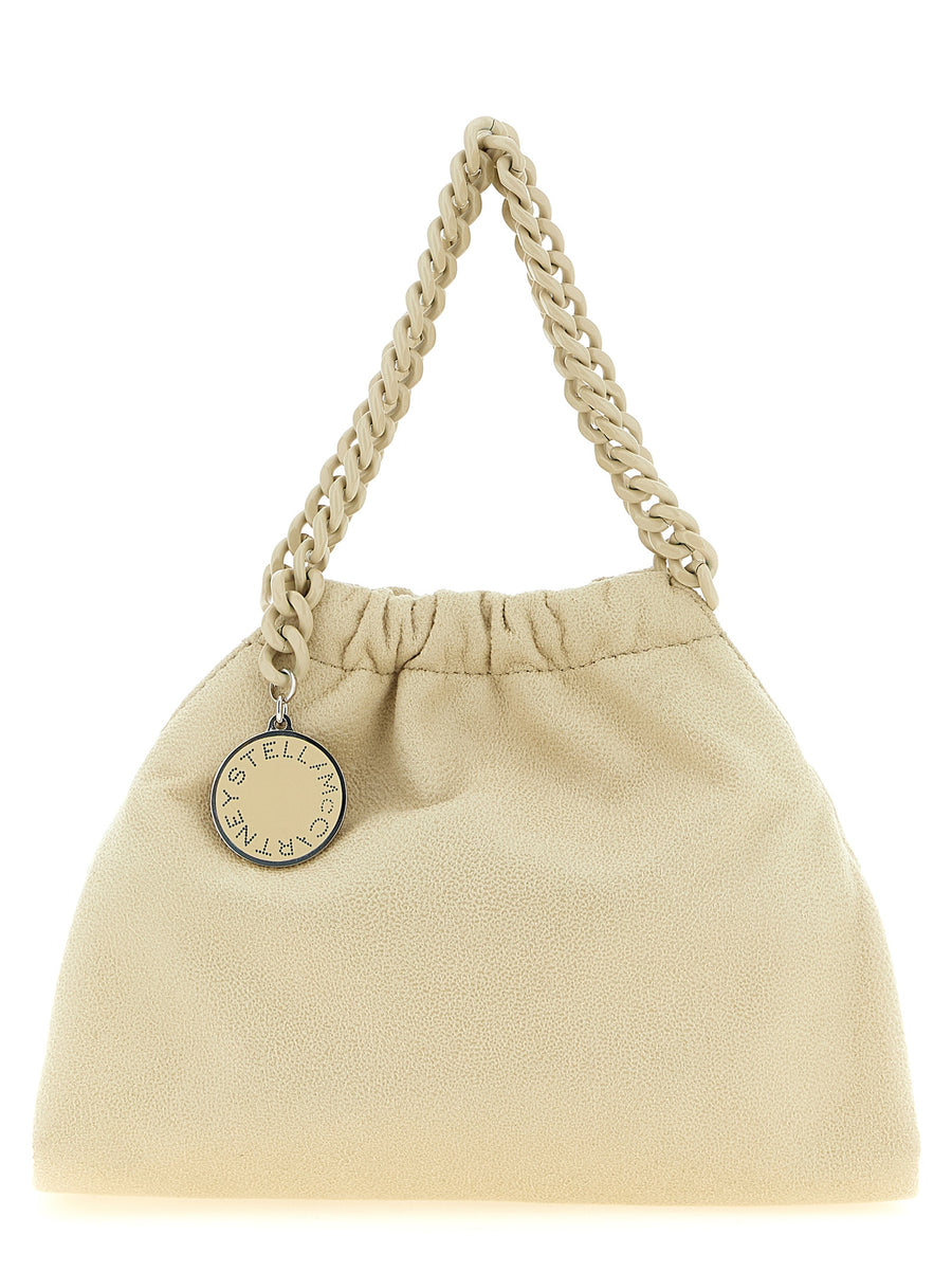 Beige Polyester Shoulder Bag