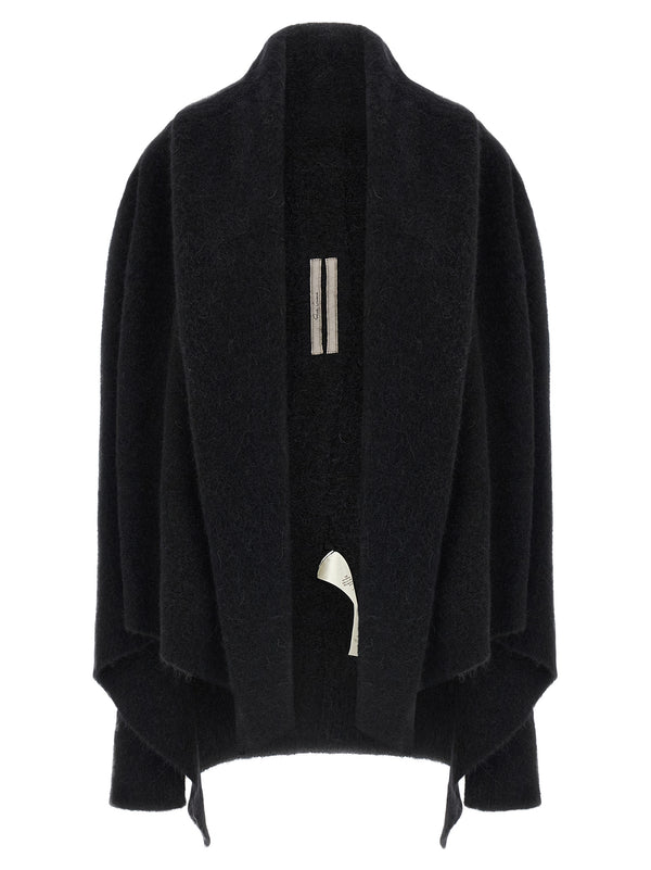 Black Marabou Cardigan Clothing