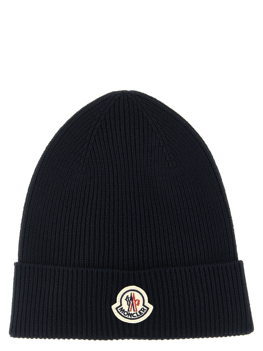 Blue Virgin Wool Beanie Accessory