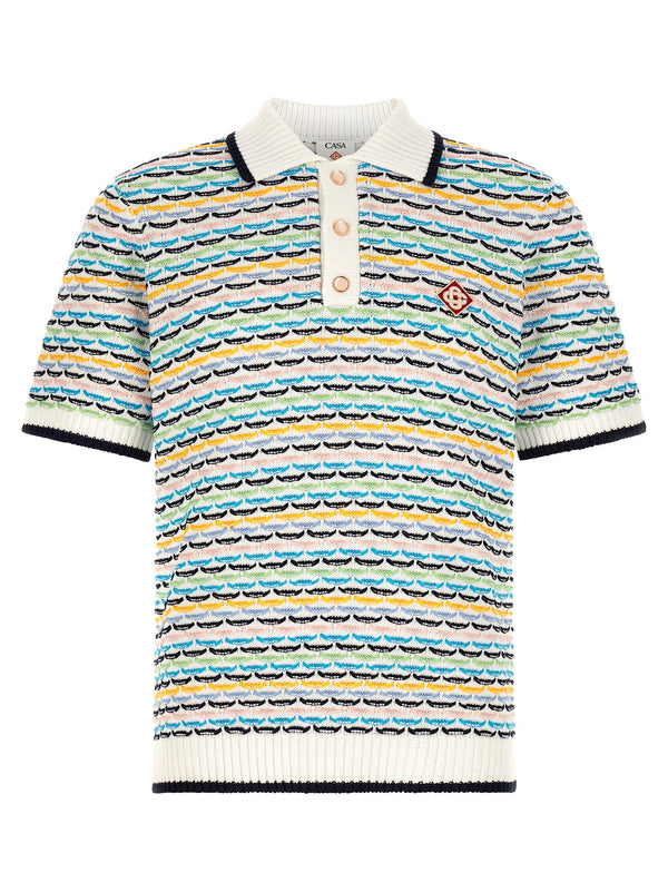 Multicolor Cotton Polo Shirt