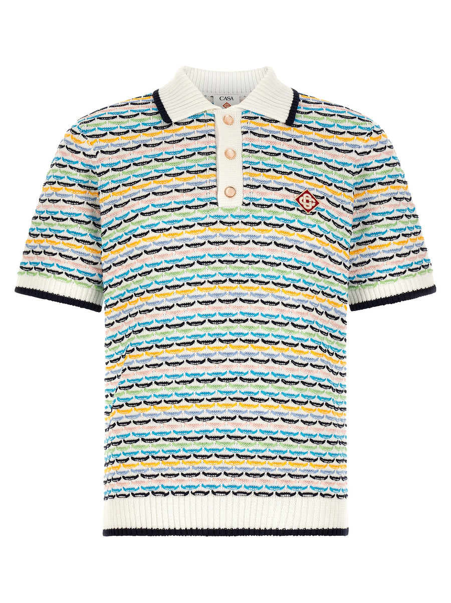 Multicolor Cotton Polo Shirt