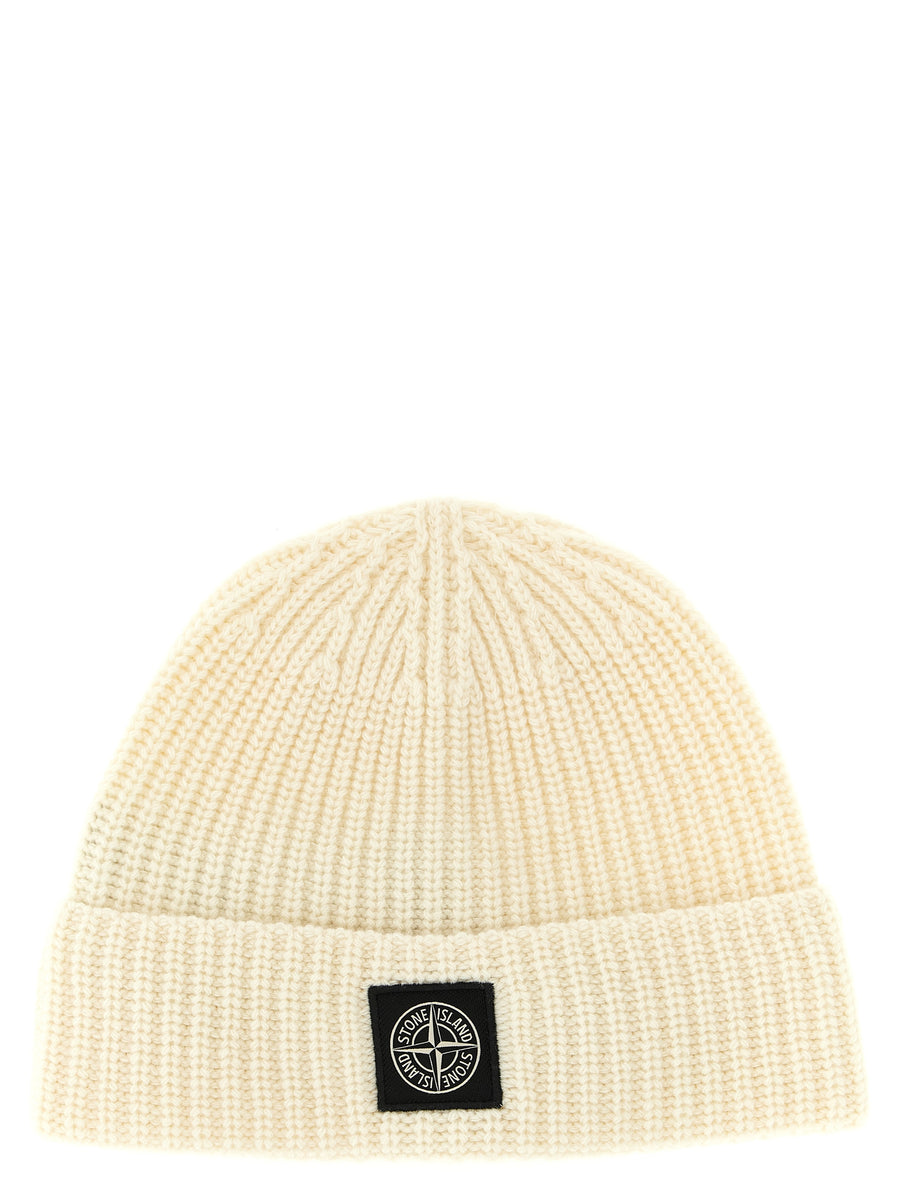 White Virgin Wool Beanie Accessory