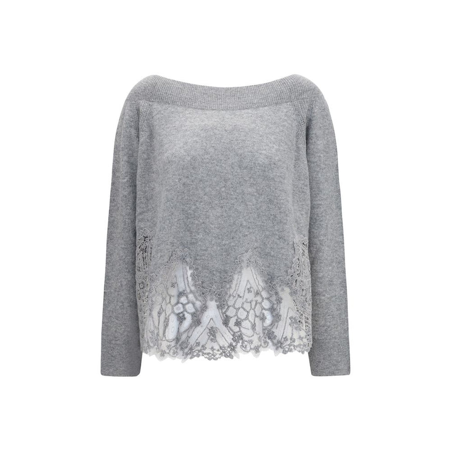 Gray Cashmere Sweater Clothing