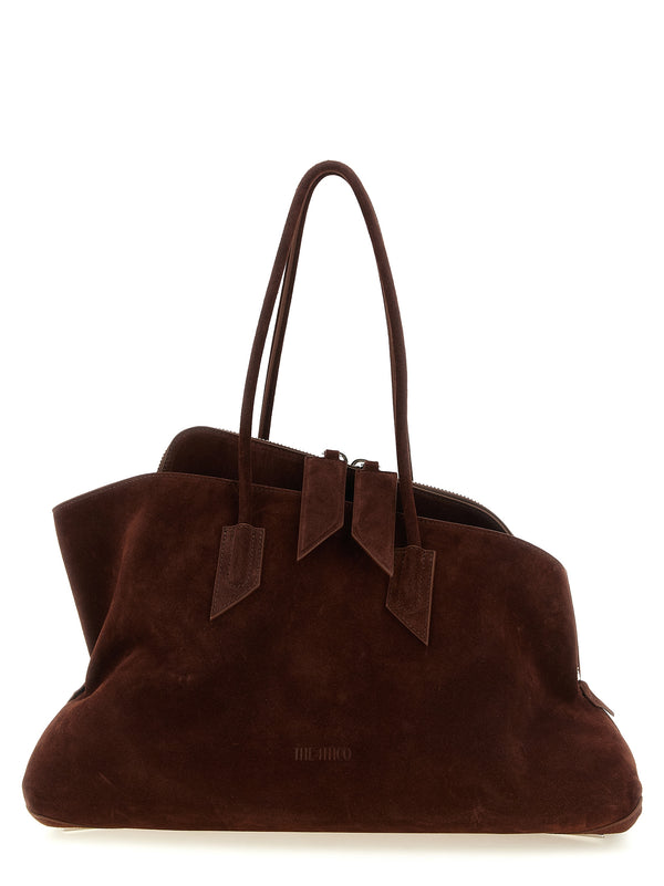 Brown Bovine Leather Shoulder Bag