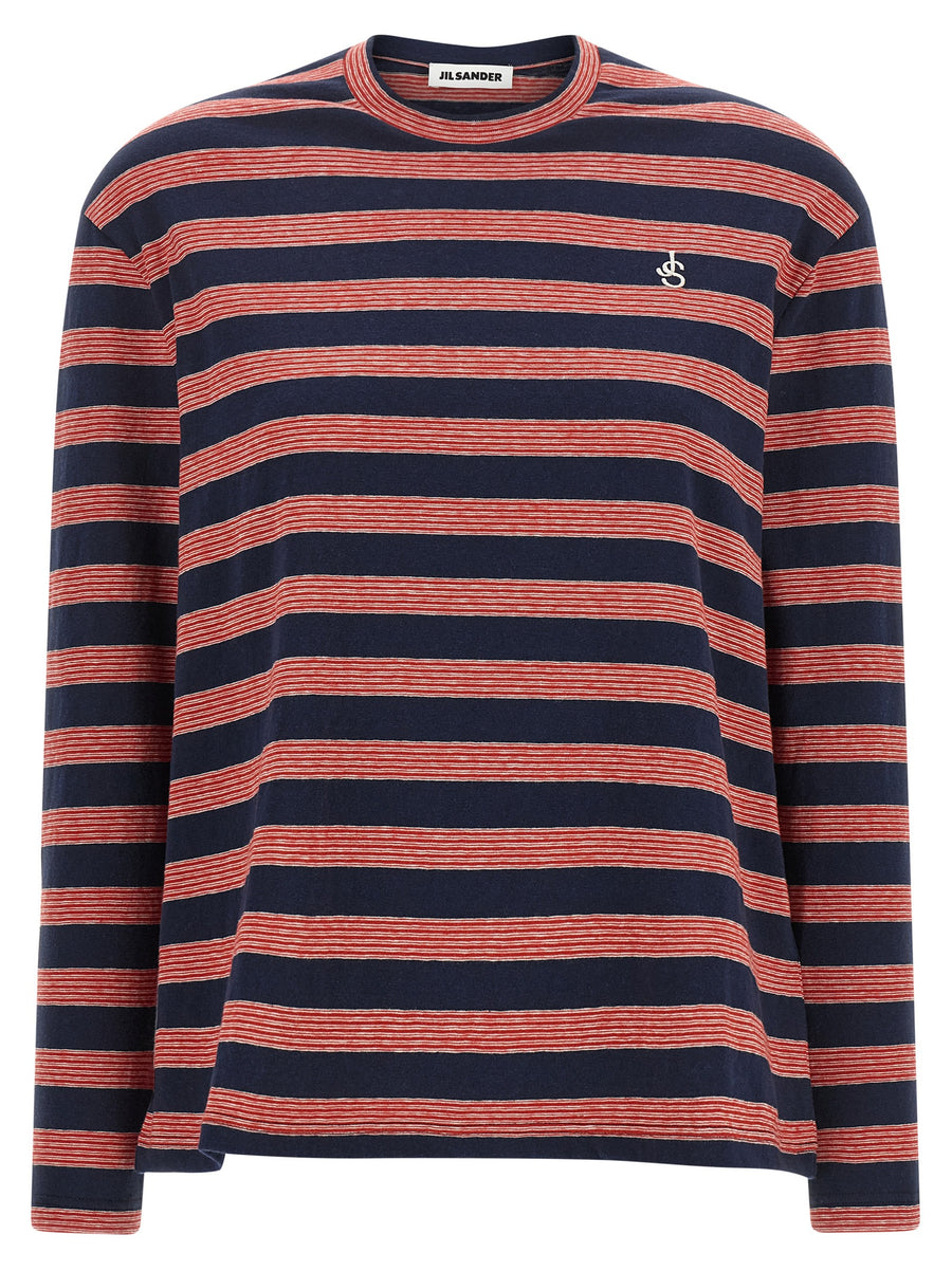 Multicolor Cotton Long Sleeve T-Shirt