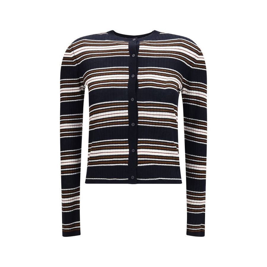 Blue Silk Cardigan Clothing