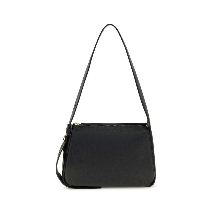 Black Calf Leather Bos Taurus Shoulder Bag