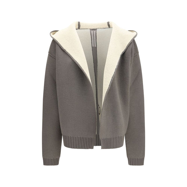 Gray Wool Oves Aries Hoodie Clothing