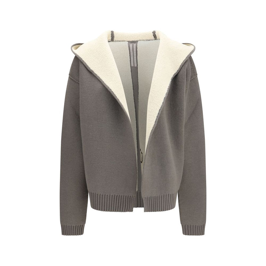 Gray Wool Oves Aries Hoodie Clothing