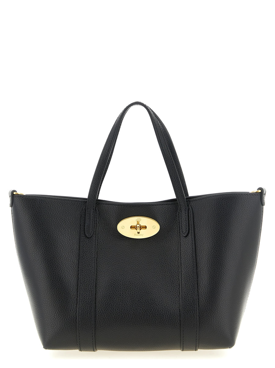 Black Calfskin Tote Bag