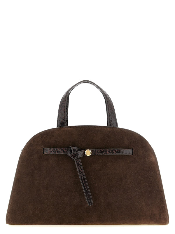 Brown Bovine Leather Crossbody Bag